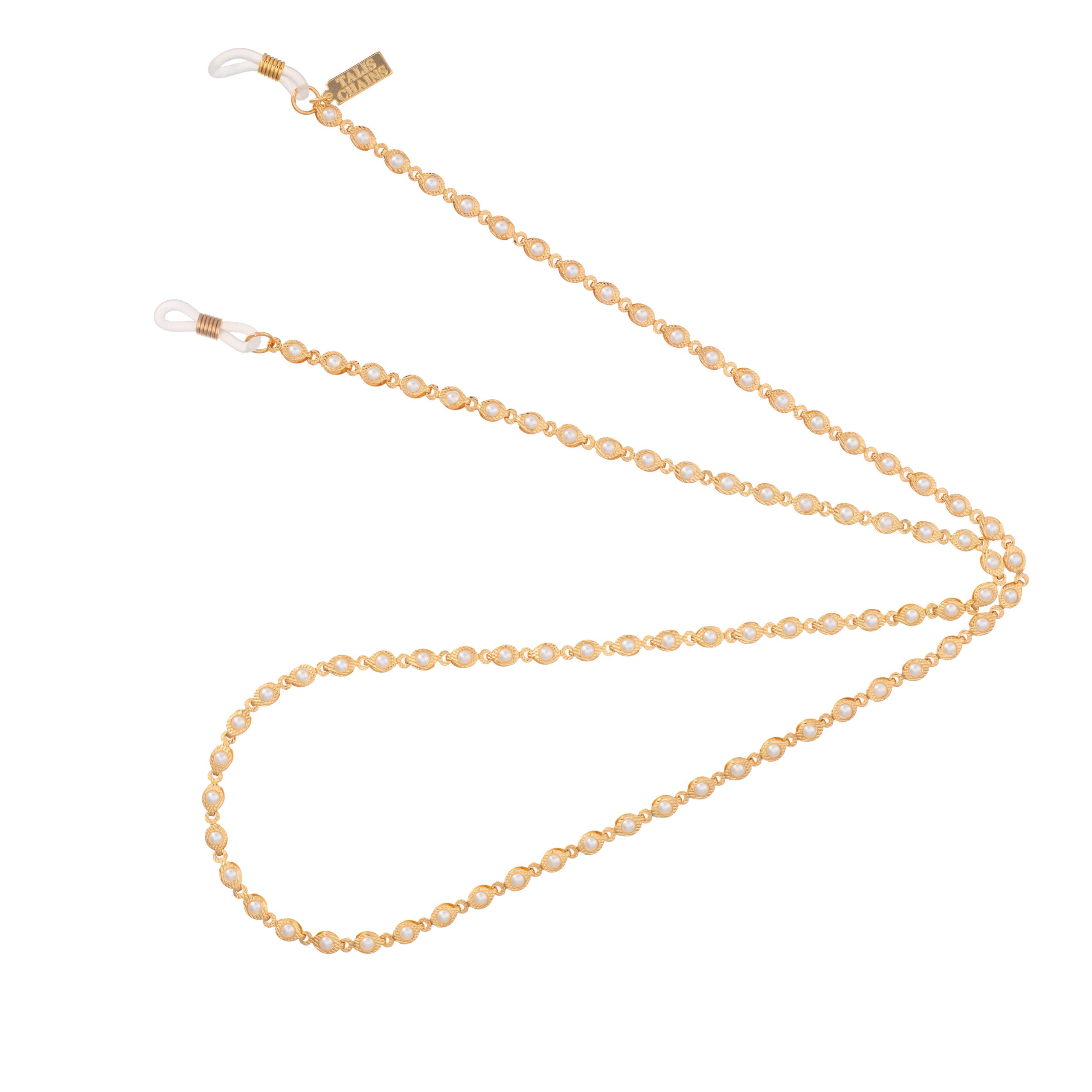 Talis Chains Mini Pearl Drop Sunglasses Chain - Gold