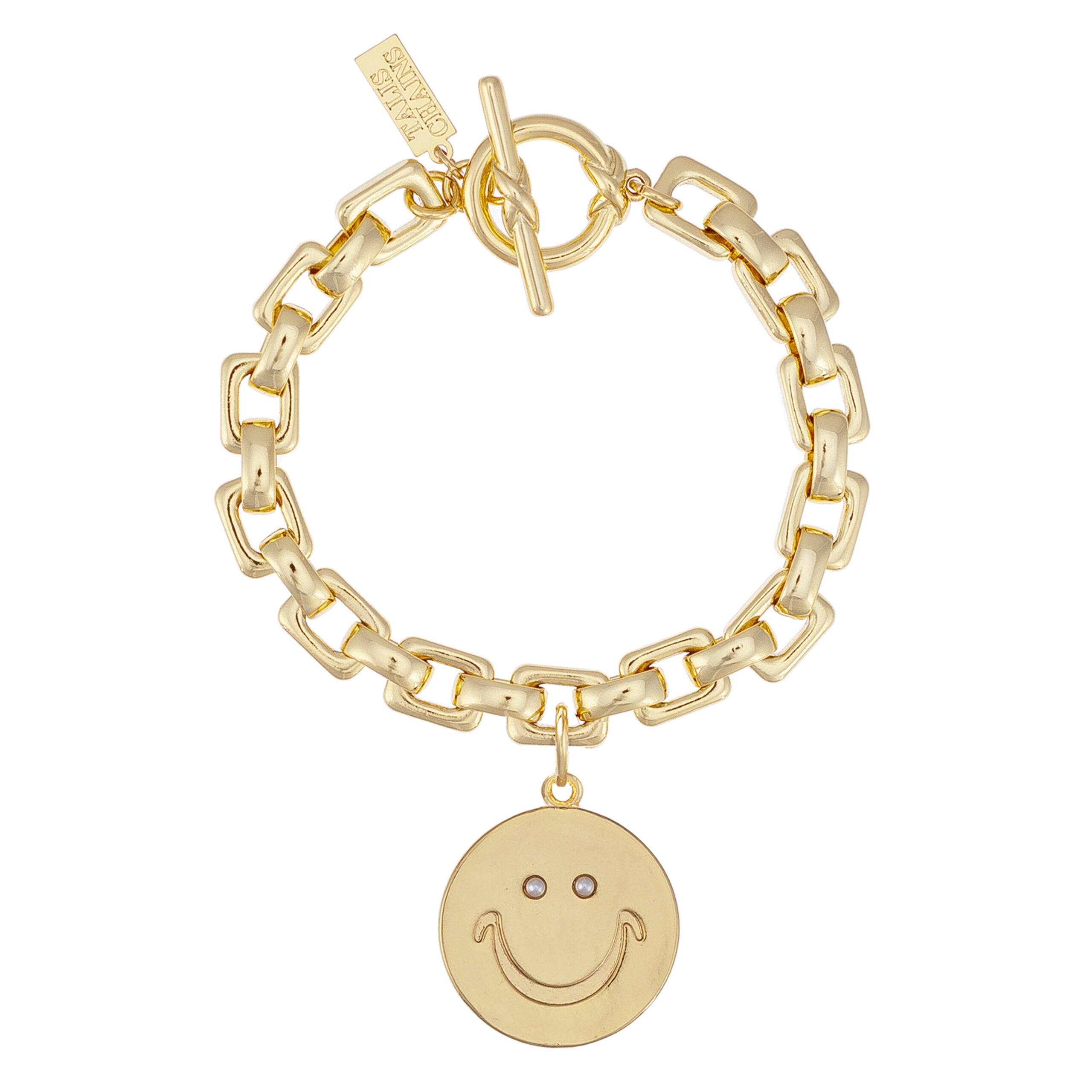 Talis Chains Have a Nice Day Bracelet- Gold