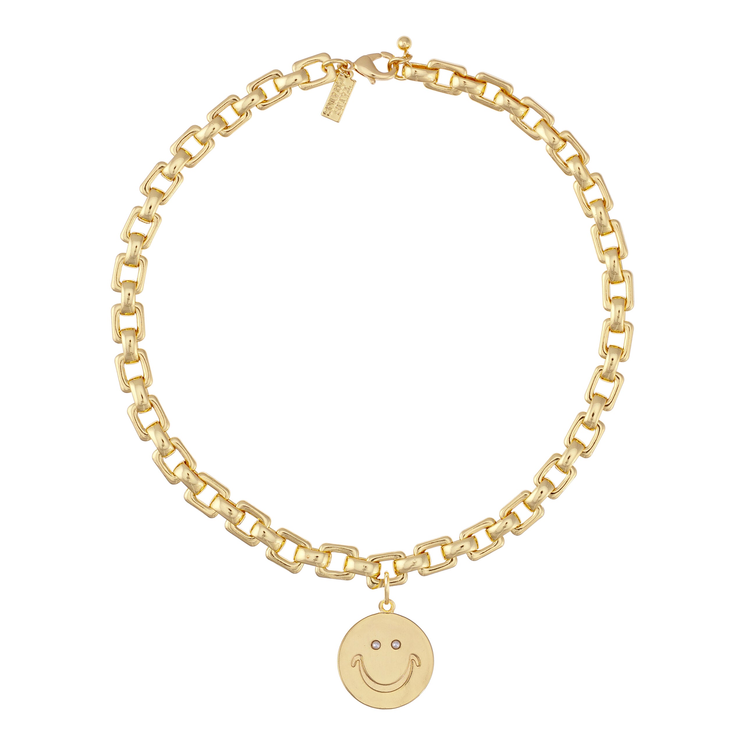 Talis Chains Have a Nice Day Necklace- Gold