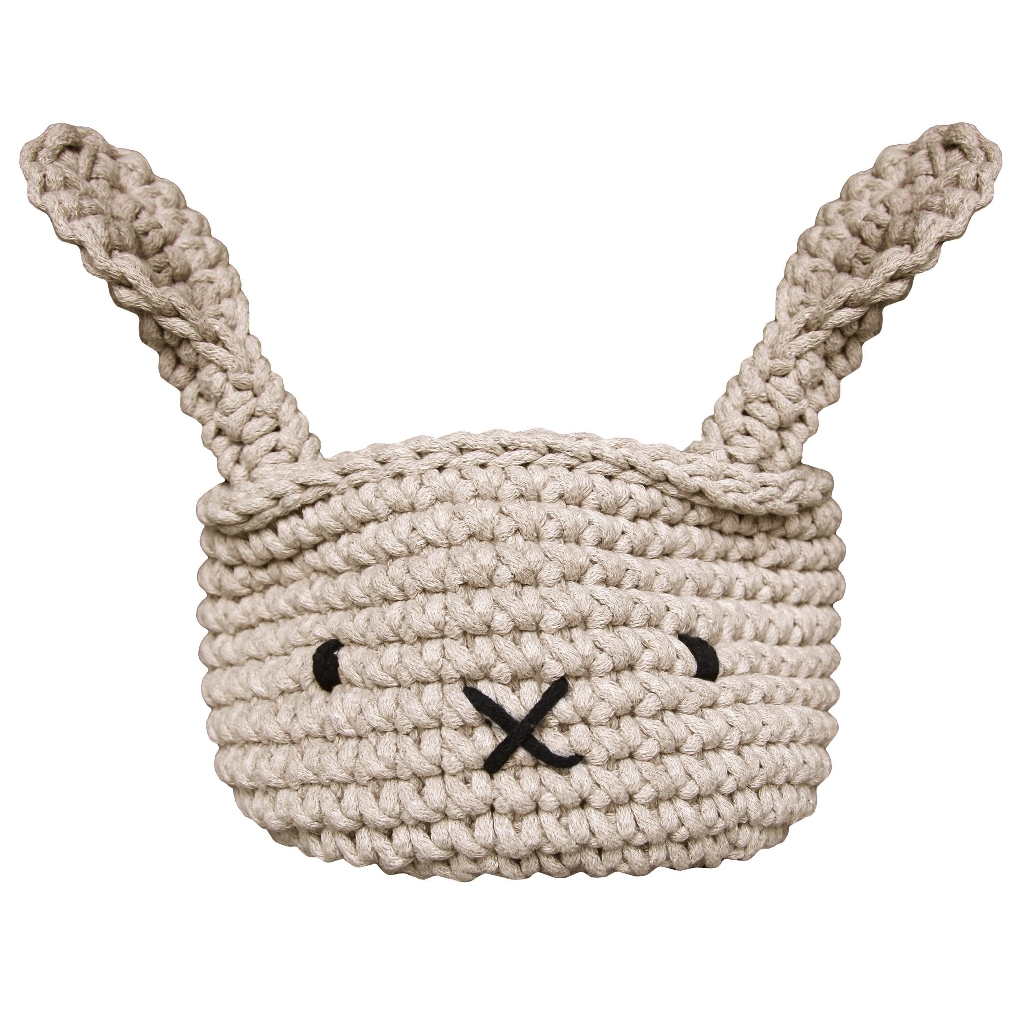 Zuri House Bunny Basket | BEIGE - Small