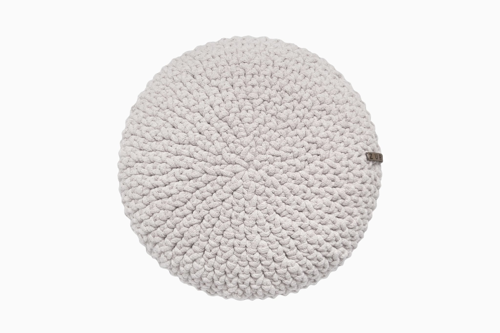 Zuri House Crochet Round Cushion | OATMEAL - Large 45cm