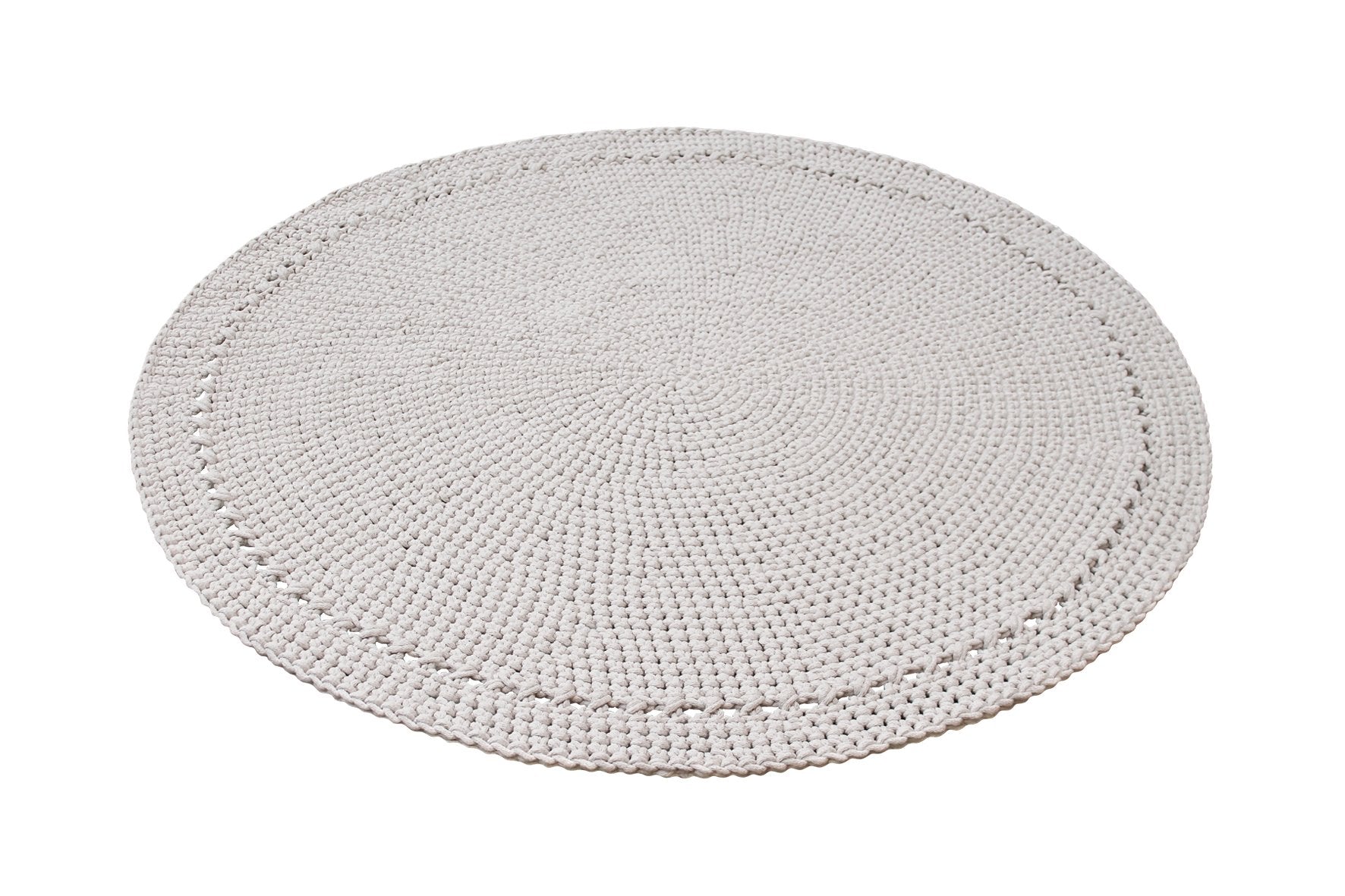 Zuri House Crochet Rug NEBO | OATMEAL - 110 cm