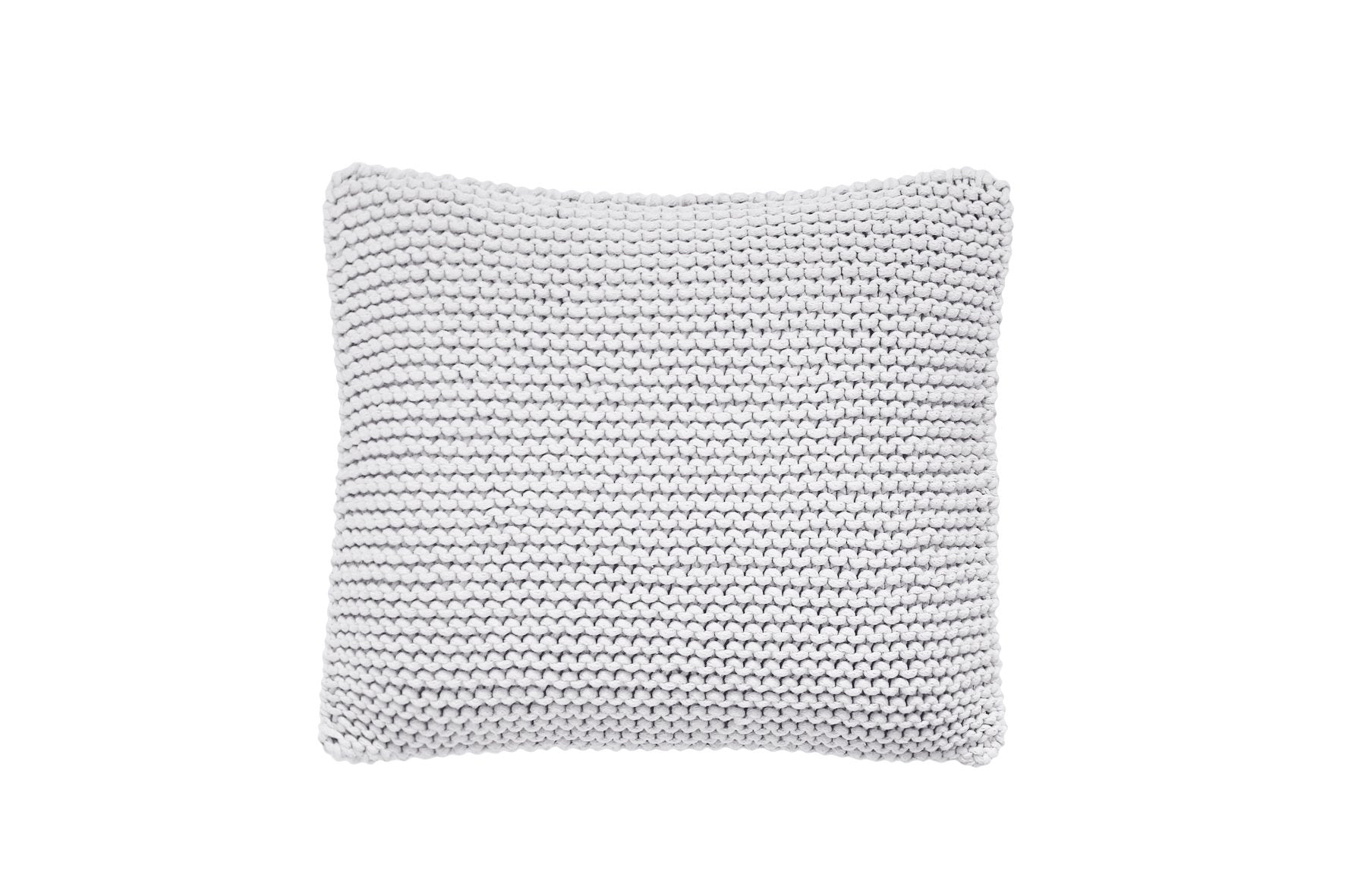Zuri House Knitted Cushion | LIGHT GREY - 1 cushion 45 x 45 cm