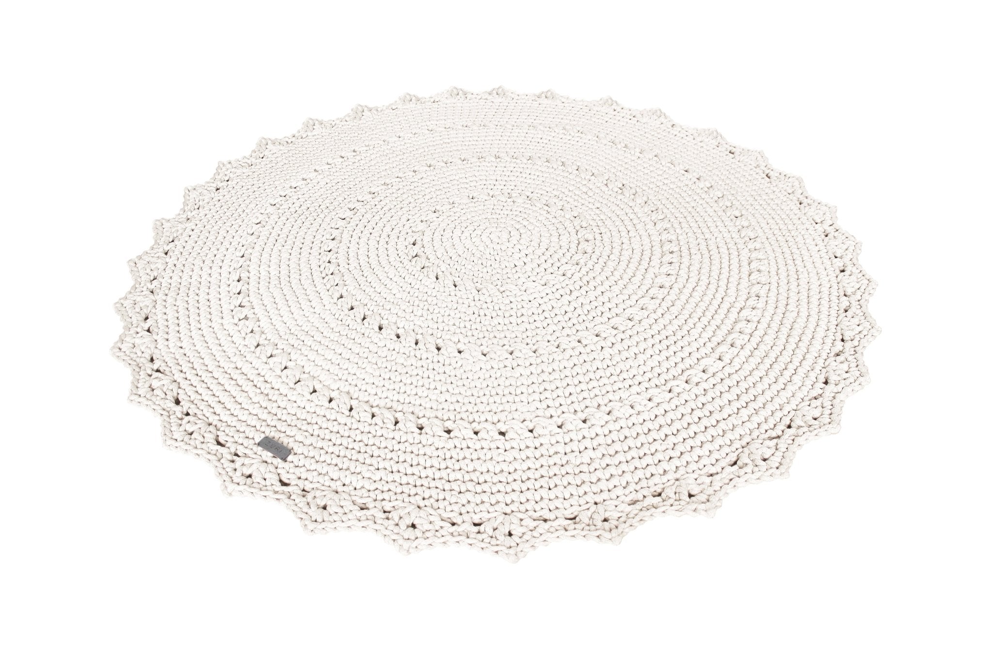 Zuri House Crochet Rug MANDALA | IVORY - 100 cm