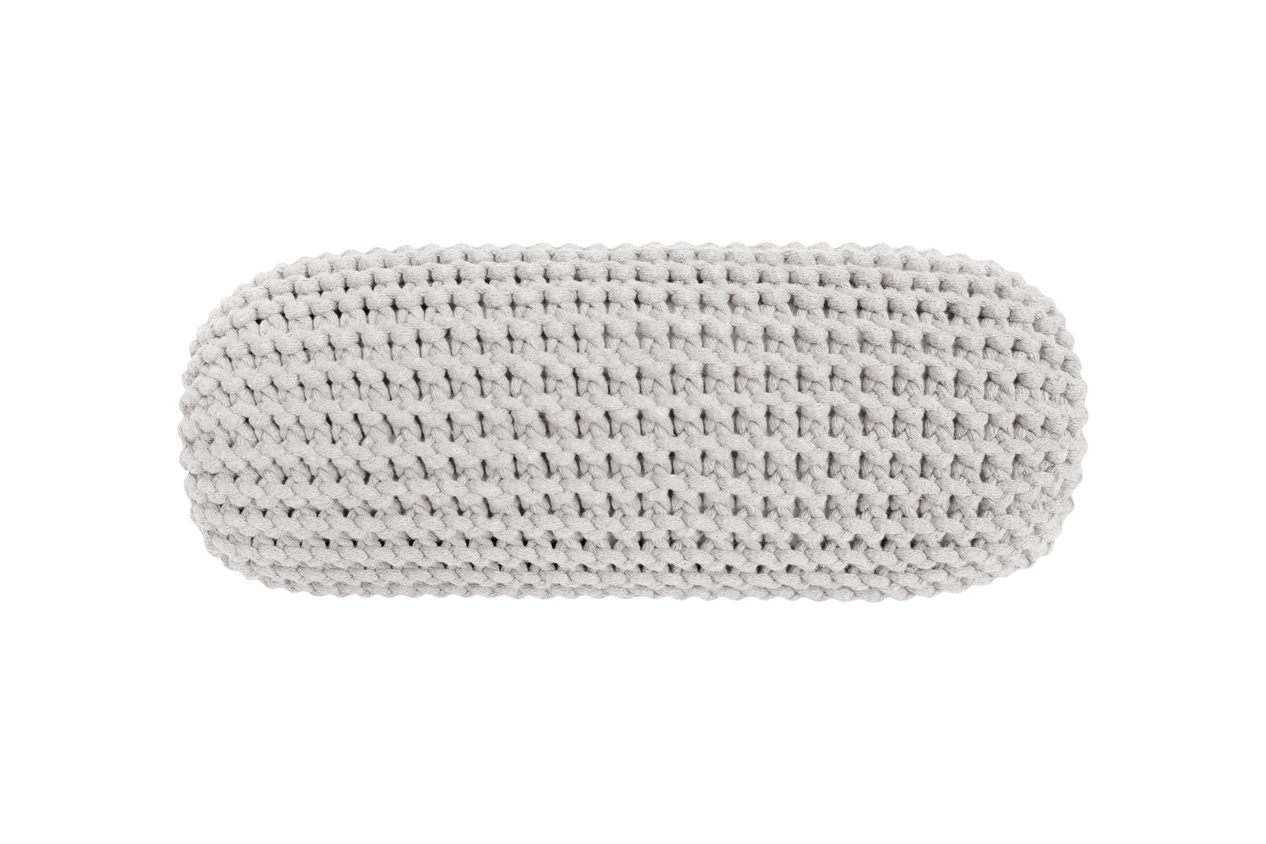 Zuri House Knitted Neck Cushion | OATMEAL - 60 x 20 cm