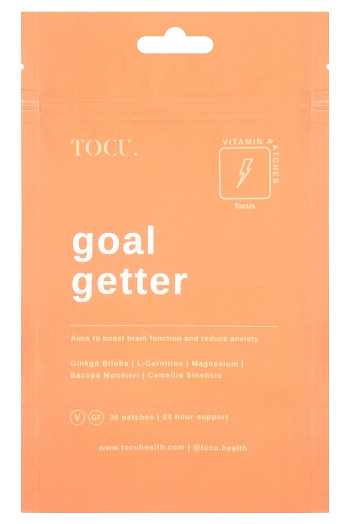 TOCU GOAL GETTER FOCUS VITAMIN PATCHES - 30 patches