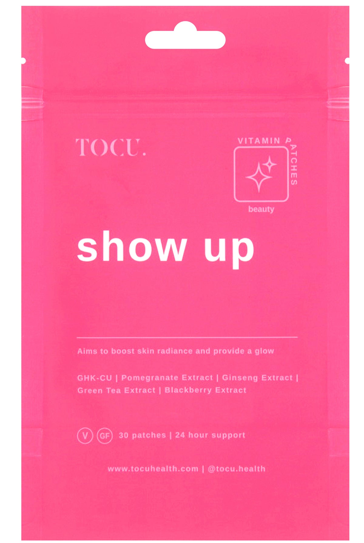 TOCU Show Up Beauty Vitamin Patches - 30 patches