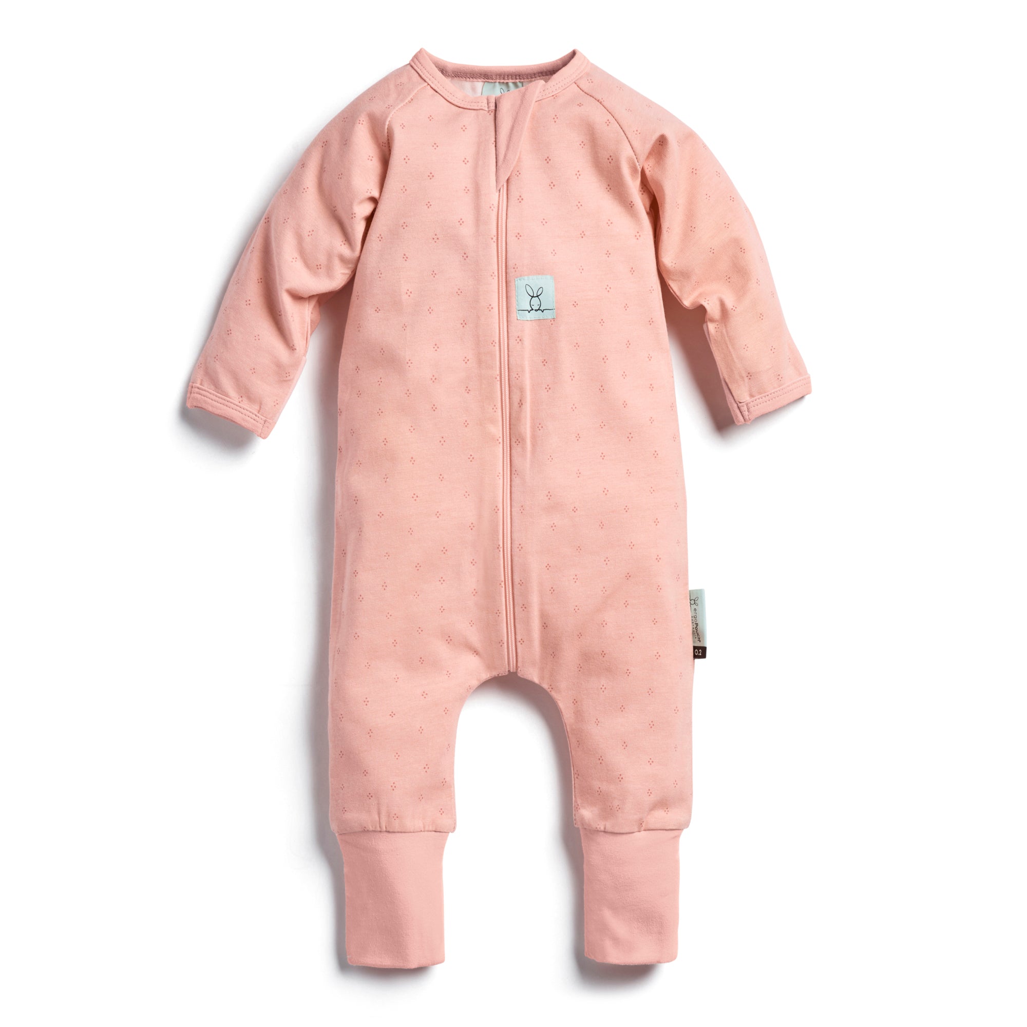 ergoPouch ErgoPouch - Layers Long Sleeve Babygrow - Berries - 0.2 TOG - 1 Year