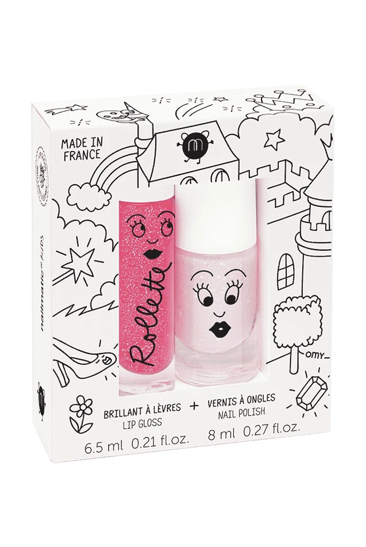 nailmatic kids Fairytales - Rollette Nail Polish Duo Set - One Size