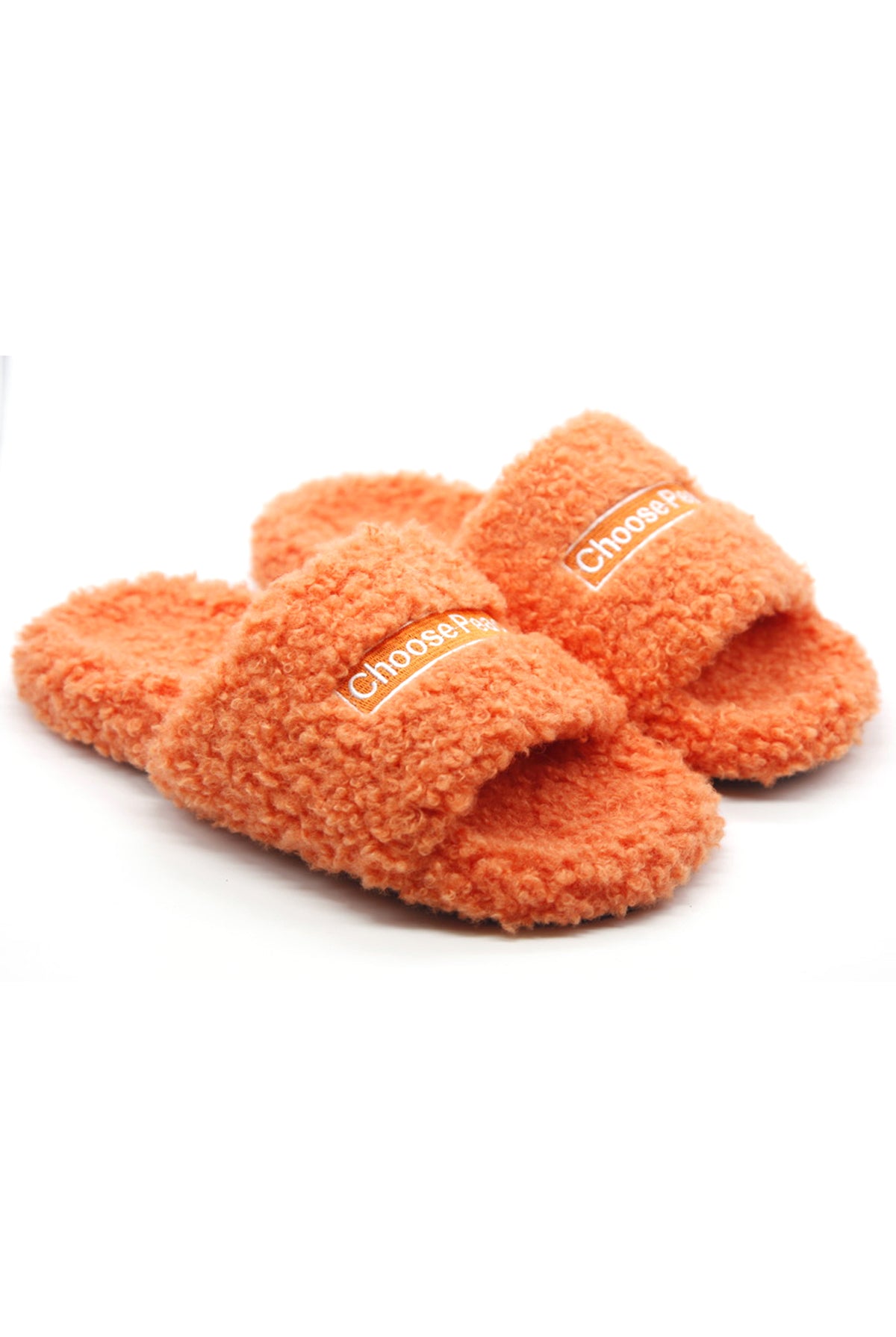 Oxygen Boutique Choose Peace Orange Slippers - EU37 Orange