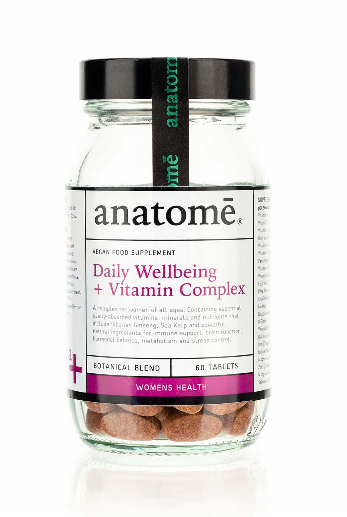 anatomē Womens Health: Daily Wellbeing + Hormonal Support Health Supplement, 60 Capsules