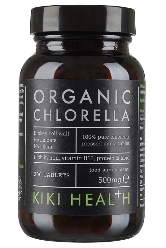 Kiki Health Chlorella Tablets, Organic - 200 Tablets