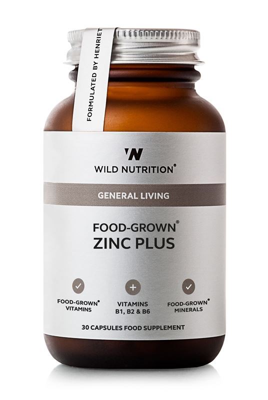 Wild Nutrition Food-Grown Zinc Plus - 30 capsules