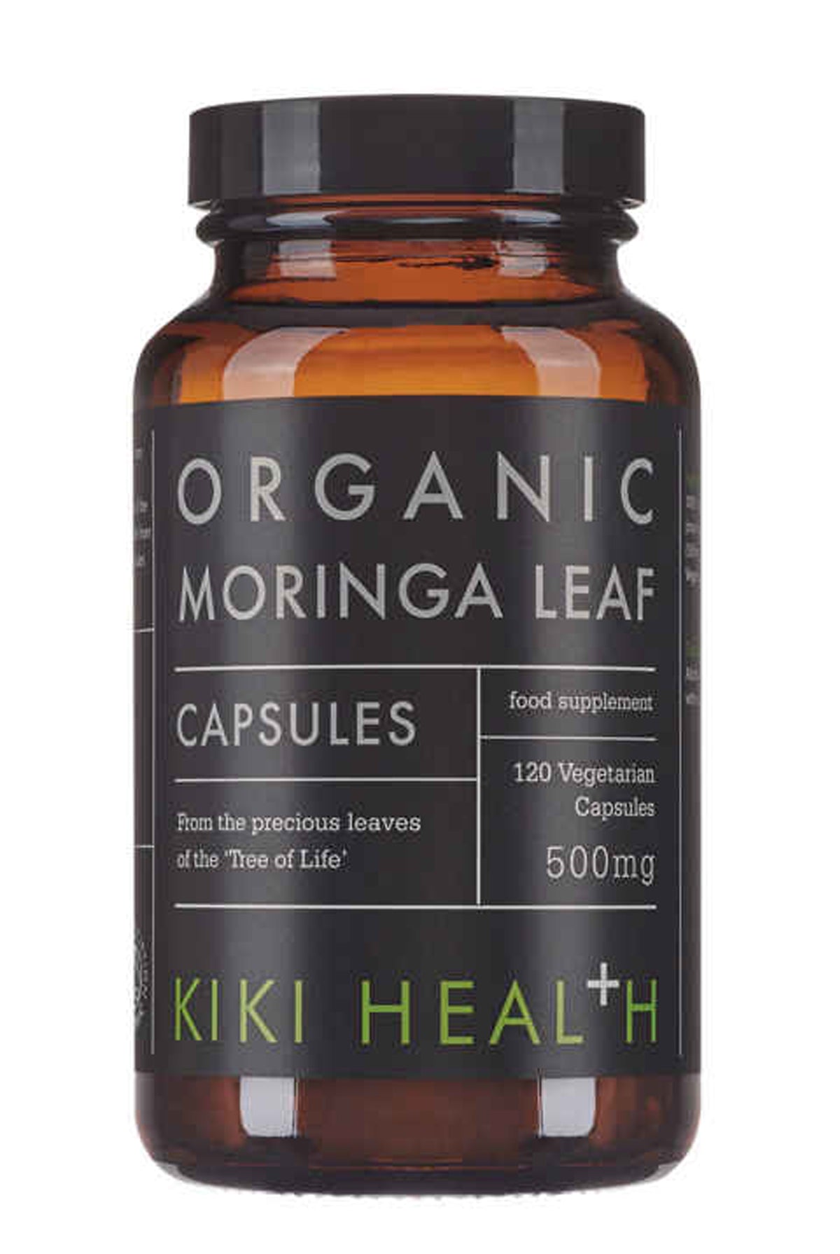 Kiki Health MORINGA LEAF, ORGANIC - 120 Vegicaps - 120 vegicaps