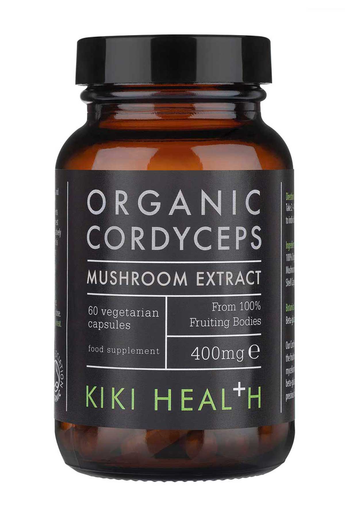 Kiki Health CORDYCEPS EXTRACT ORGANIC 60 VEGICAPS - 60 vegicaps