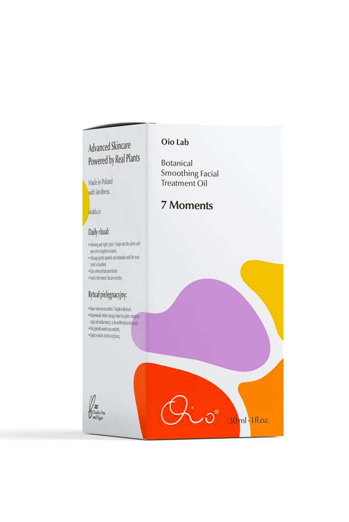 Oio Lab 7 Moments Botanical Smoothing Facial Treatment Oil - 30ml