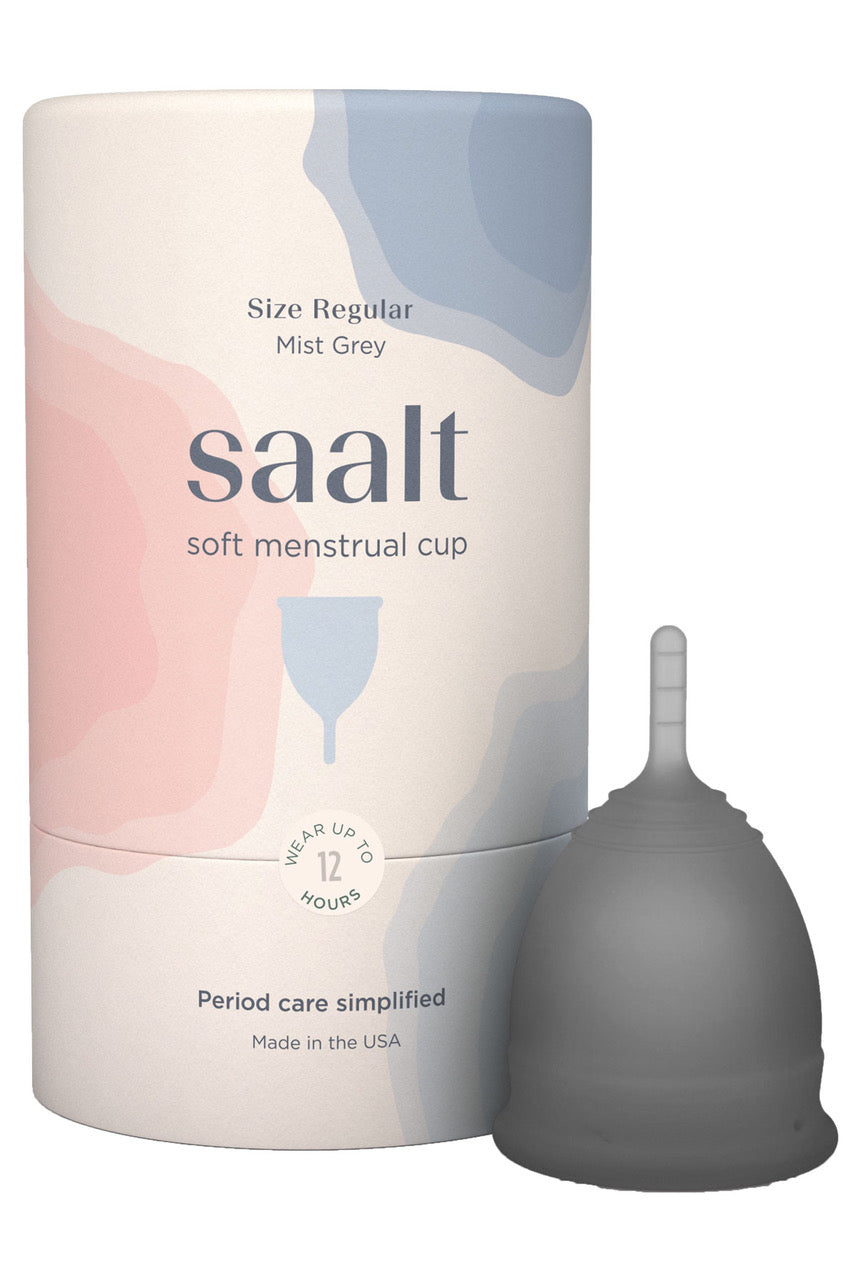 Saalt Soft Menstrual Cup Regular - Grey - Grey