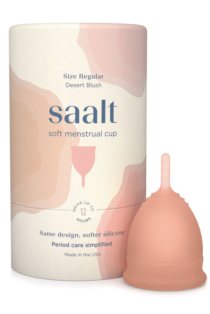 Saalt Soft Menstrual Regular Cup - Desert Blush - Desert Blush