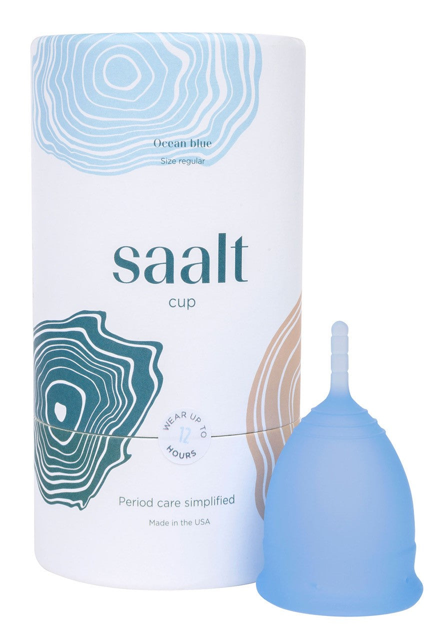 Saalt Menstrual Cup Regular in Ocean Blue - Ocean Blue