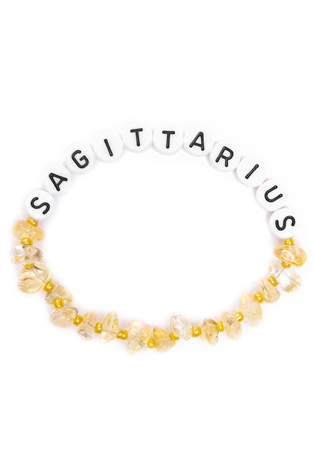 TBalance SAGITTARIUS Citrine Crystal Healing Bracelet - One Size