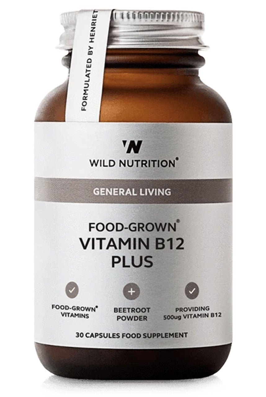 Wild Nutrition Food-Grown Vitamin B12 Plus - 30 capsules