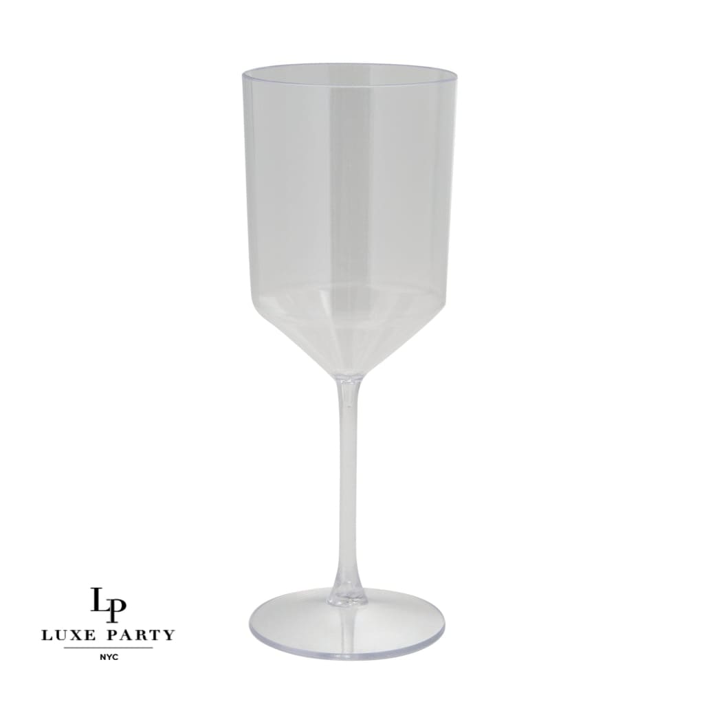 12.5 Oz Round White and Gold Plastic Coffee Cup - Luxe Party –