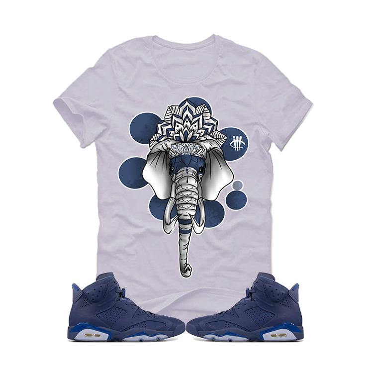 diffused blue jordan 6 shirt