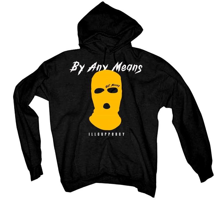 black and yellow jordan 12 hoodie