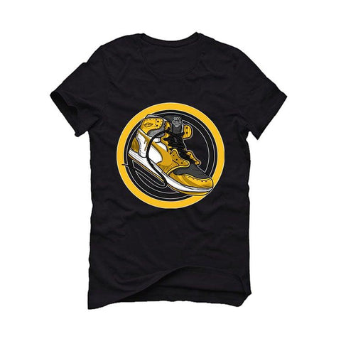 black and yellow jordan 1 shirt