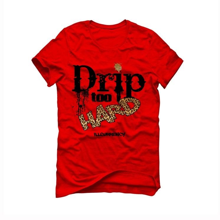 red drip shirt