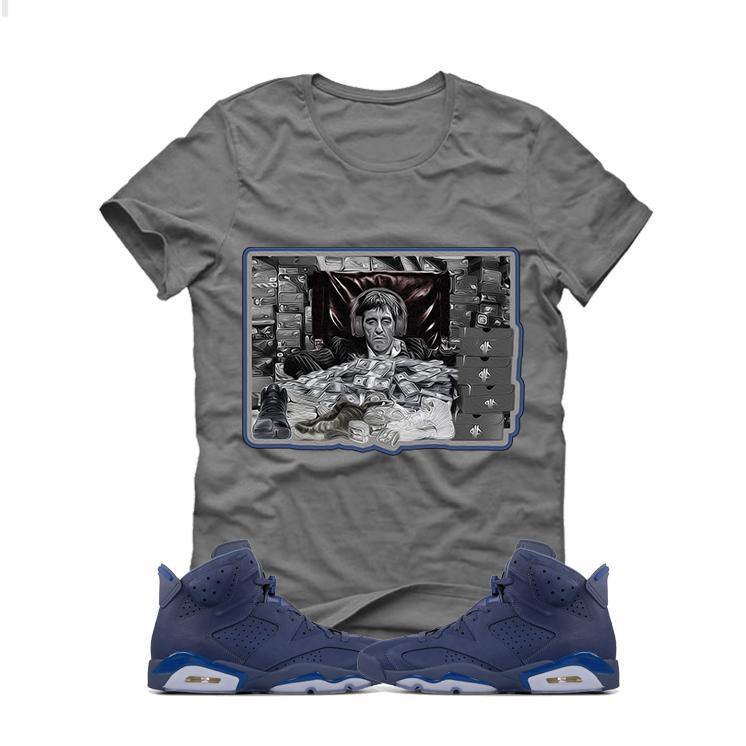 diffused blue jordan shirt