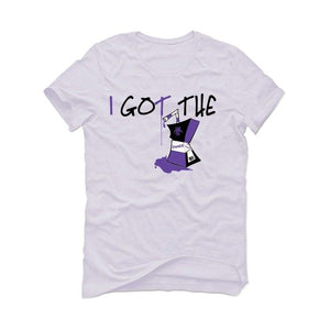 purple air jordan shirt