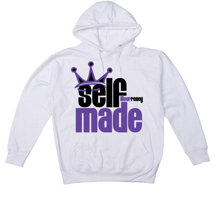 purple and white jordan hoodie