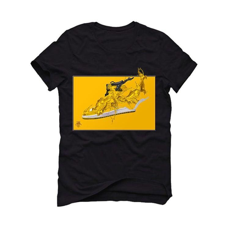 yellow and black jordan 1 shirt