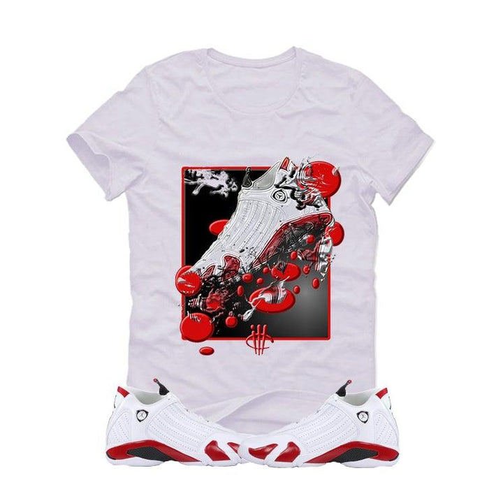 retro 14 candy cane shirt