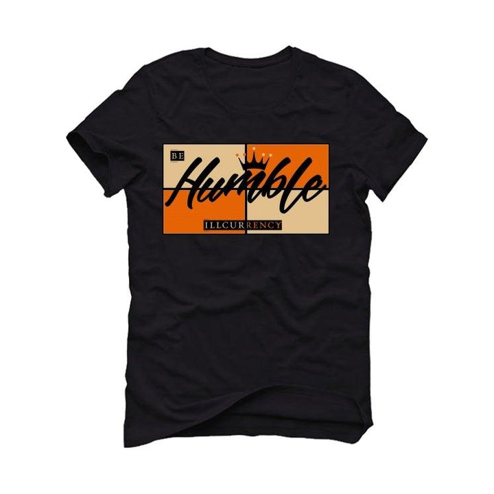 orange and black jordan shirt