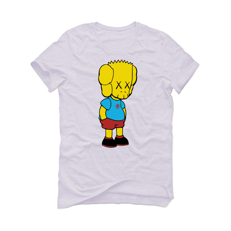 NIKE DUNK SIMPSON) | ILLCURRENCY White T-Shirt (Bart Baw – illCurrency Sneaker Matching Apparel