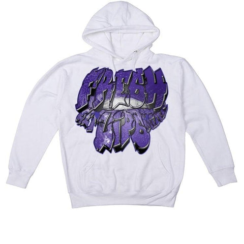 jordan 4 metallic purple hoodie