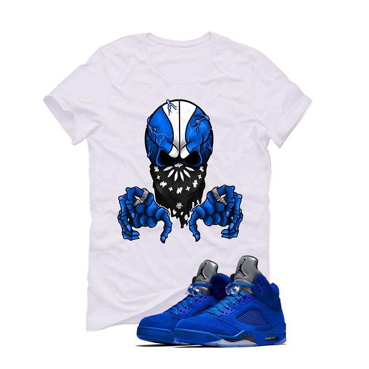 jordan 5 blue suede shirt