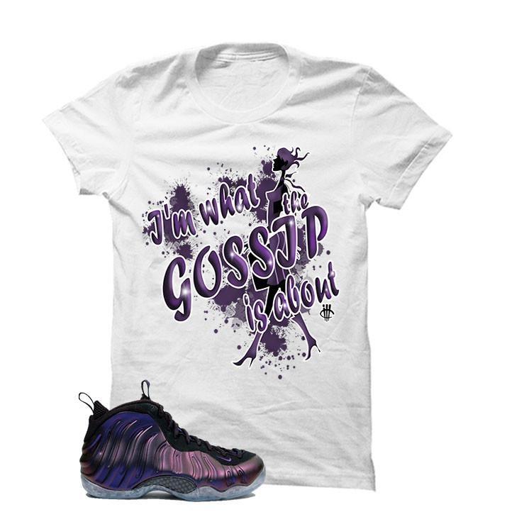 eggplant foamposite shirt