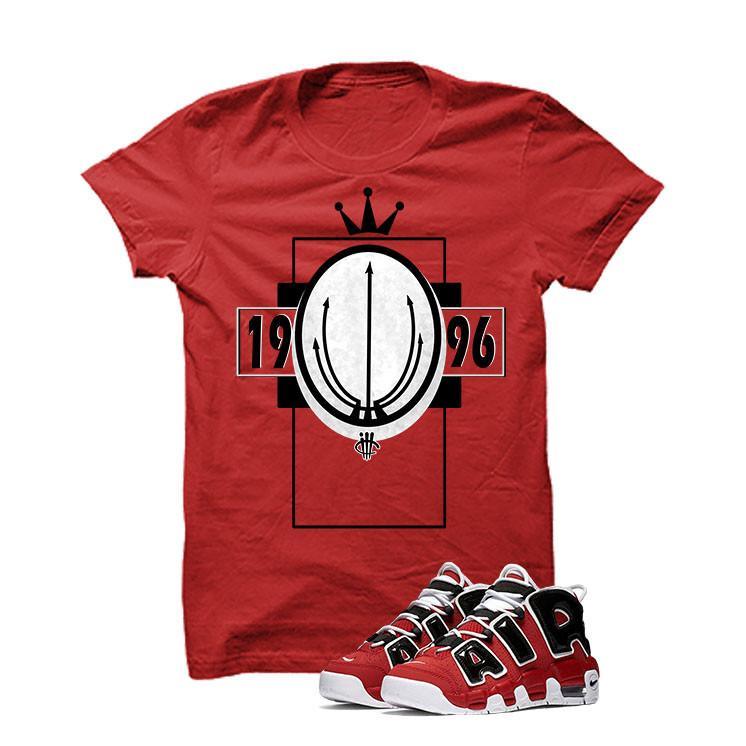 Nike Air More Uptempo Bulls Red T Shirt (Uptempo 1996) – illCurrency ...