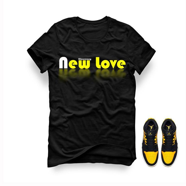Love) New (New Shirt Love Jordan Black Mid T 1