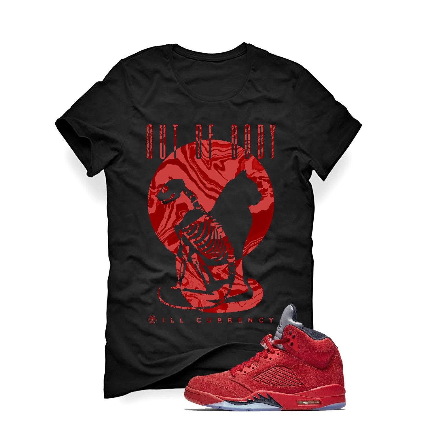 jordan 5 university red black