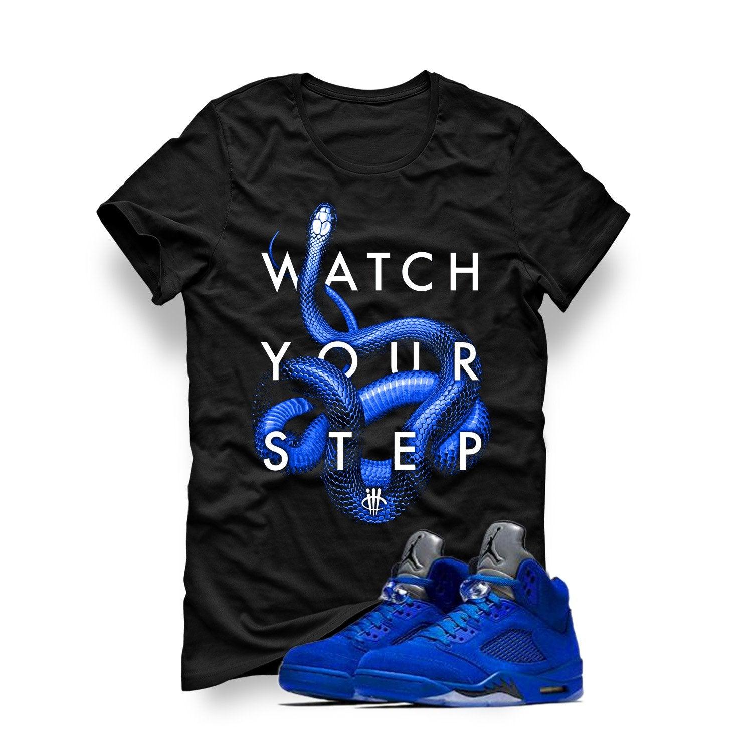 black and blue jordan 5