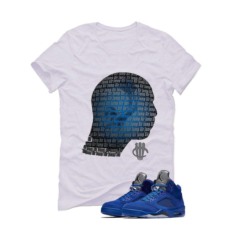 Air Jordan 5 Blue Suede White T Air One Illcurrency Sneaker Matching Apparel