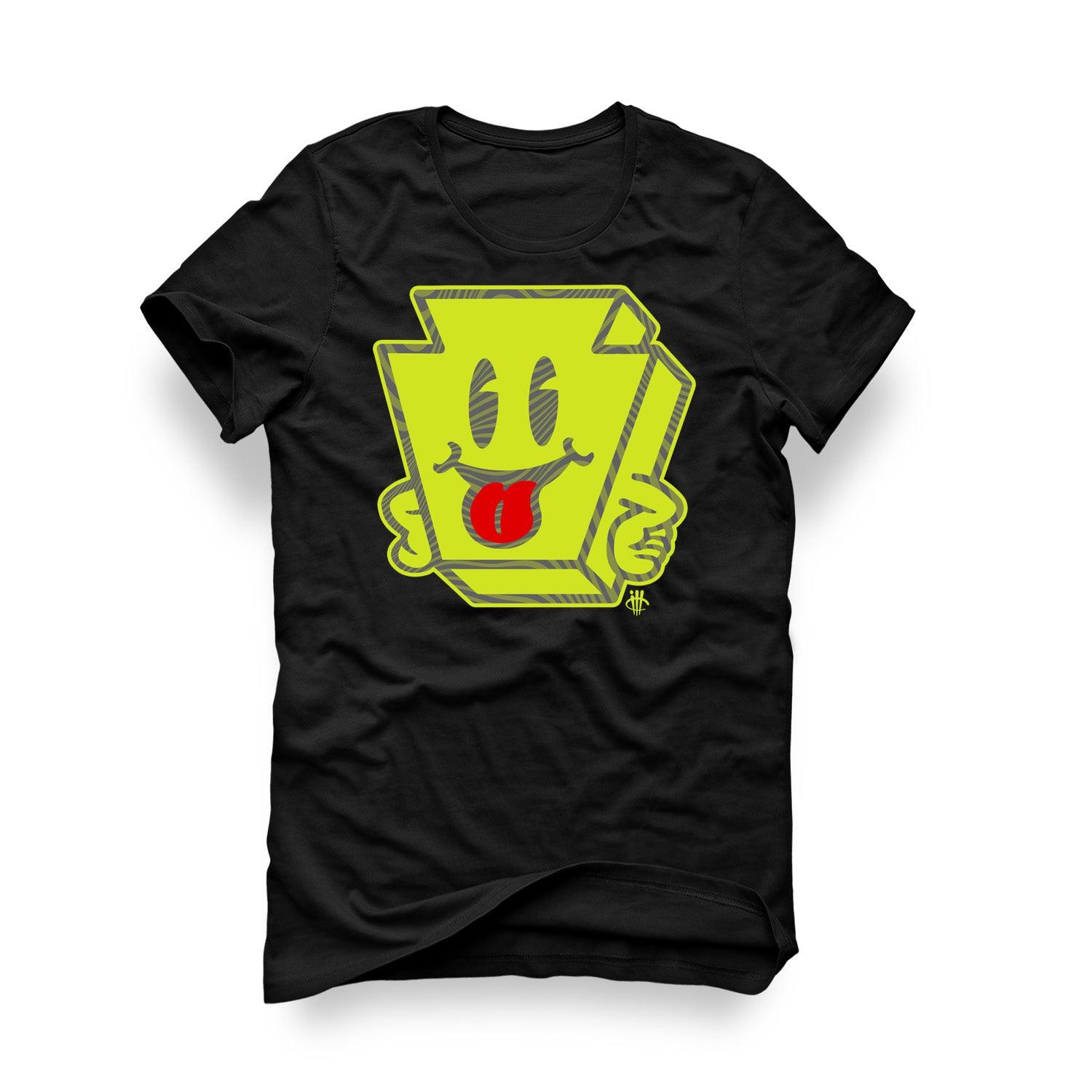 semi frozen yellow t shirt