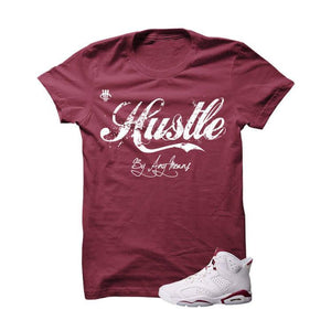 maroon jordan shirt