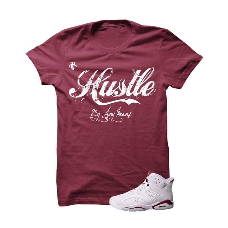 jordan 6 maroon shirt