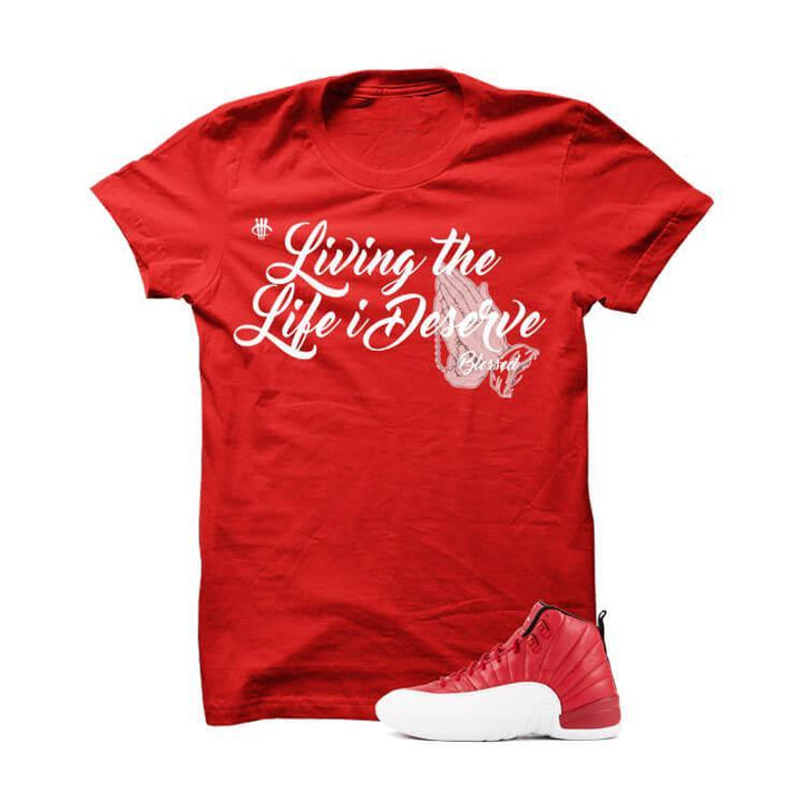 jordan 12 gym red shirts