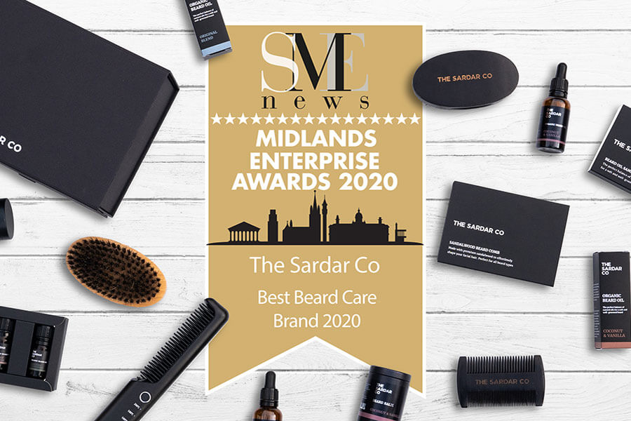 We've Won an Award - Best Beard Care Brand 2020